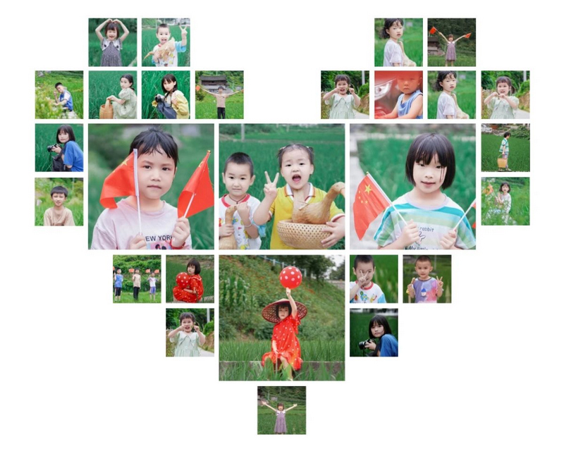 实践团队为农村少年儿童拍摄的写真。威廉希尔足球官网供图
